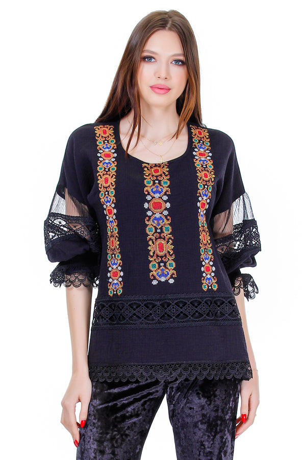 Bluza panza topita  Liza Panait Liza Panait Online Boutique